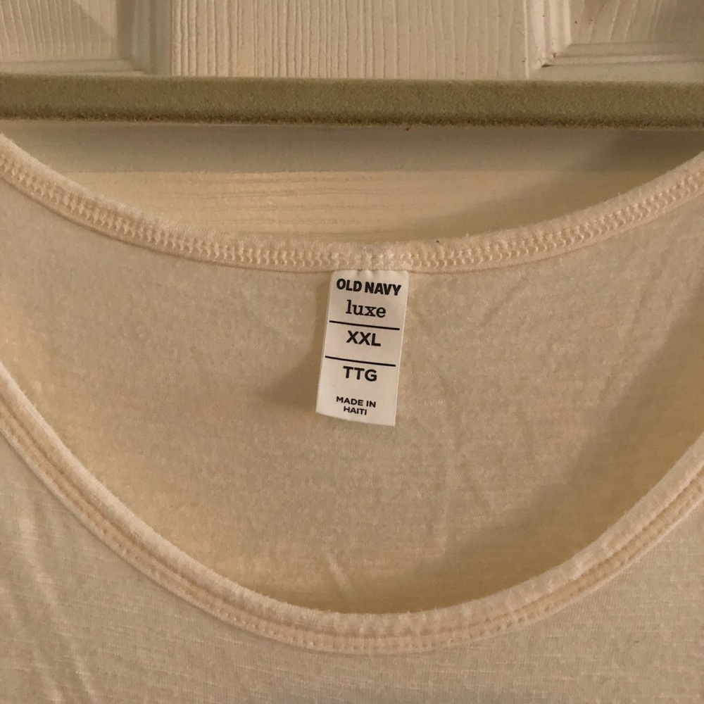 Cream Luxe Old Navy Tank